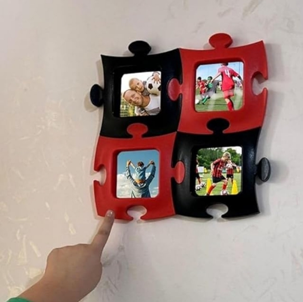Pack of 3 puzzle photos frames
